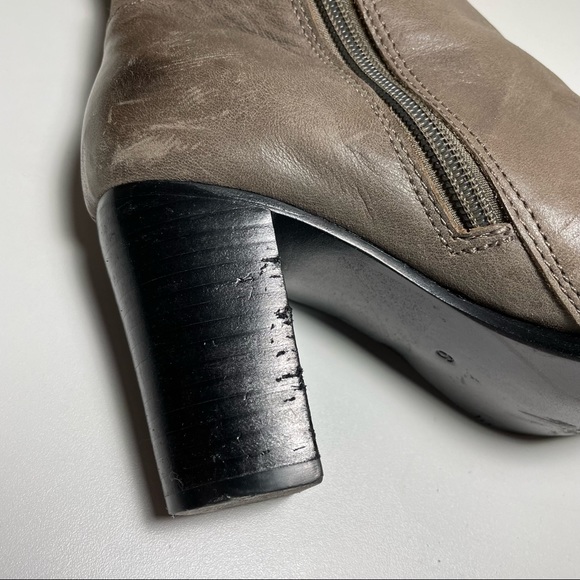 Modern Vice genuine leather long boot in light mocha color size 6 - Picture 10 of 13